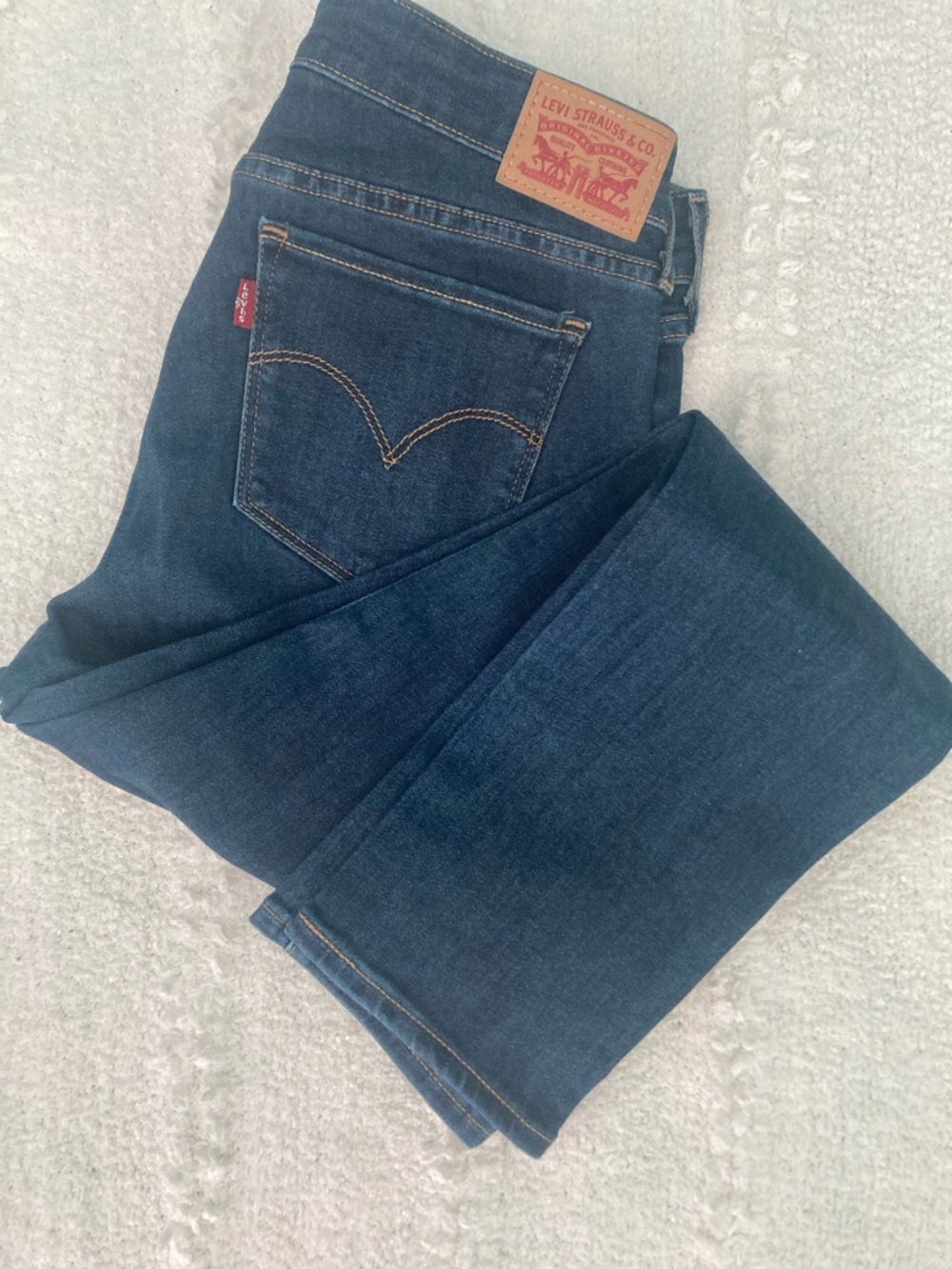 Levi's Indigo/Navy Straight-Leg Jeans
